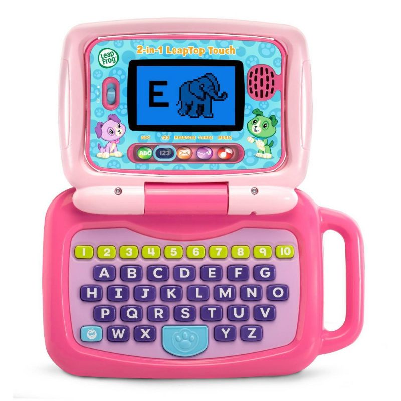 Photo 1 of LeapFrog 2-in-1 LeapTop Touch for Toddlers Electronic Learning System Teaches Letters Numbers
