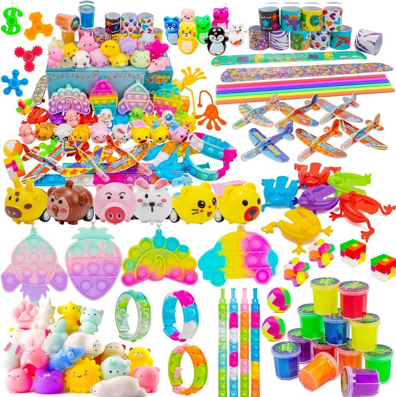 Photo 1 of Party Favors Toy for Kids, Treasure Box Prizes for Classroom, Birthday Party, School Classroom Rewards, Carnival Prizes, Pinata Fillers, Treasure Chest, Goodie Bag Stuffers for Boys Girls 4-8-12
