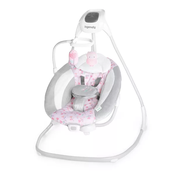 Photo 1 of Ingenuity SimpleComfort Multi-Direction Compact Baby Swing with Vibrations
