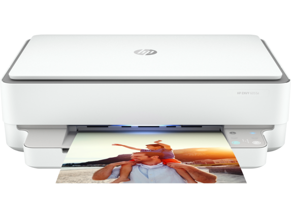 Photo 1 of HP ENVY 6055e All-in-One Certified Refurbished Printer W/ Bonus 6 Months Instant Ink Through HP+
