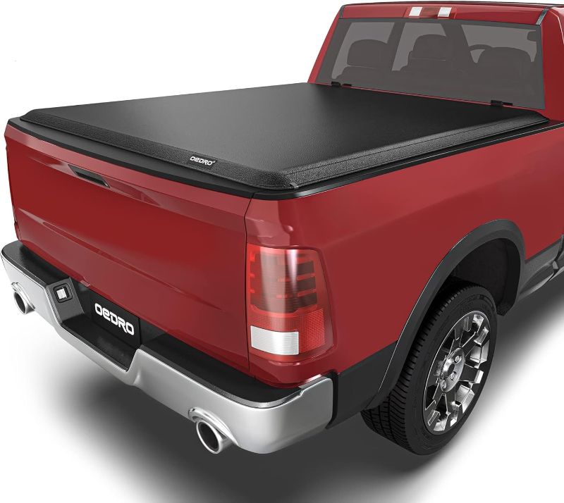 Photo 1 of OEDRO Soft Roll Up Truck Bed Tonneau Cover Compatible with 2019 2020 2021 2022 2023 2024 Dodge Ram 1500 New Body Style 6.4 ft Bed Without Rambox
