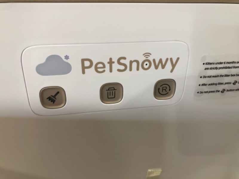 Photo 4 of (Basic Version) Snow+ Self Cleaning Cat Litter Box Self Sealing Automatic Cat Litter Box Self Cleaning No Litter Tracking for 3.3-20 lbs