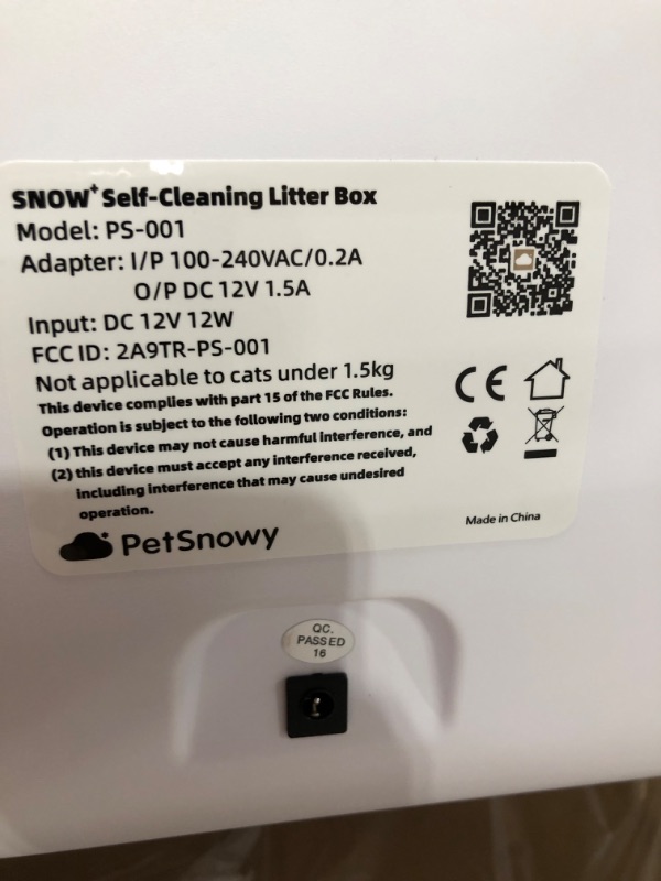 Photo 6 of (Basic Version) Snow+ Self Cleaning Cat Litter Box Self Sealing Automatic Cat Litter Box Self Cleaning No Litter Tracking for 3.3-20 lbs