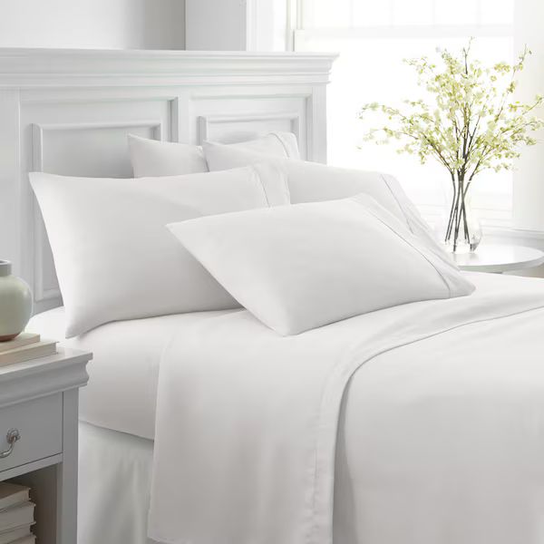 Photo 1 of  Premium Home 6 Piece king Sheet Set White