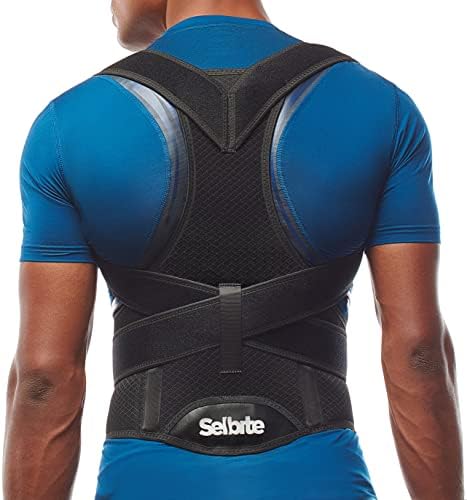 Photo 1 of Back Brace Posture Corrector for Men and Women - Adjustable Posture Back Brace for Upper and Lower Back Pain Relief - Muscle Memory Support Straightener