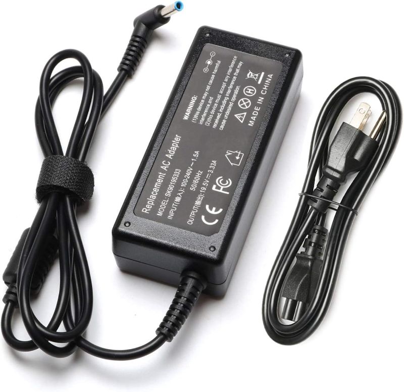 Photo 1 of  65W Laptop Charger for HP EliteBook Charger 840 850 845 830 820 G9 G8 G7 G6 G5 G4 G3 / ProBook 450 430 440 446 455 470 640 650 745 735 725 755 Power Cord 