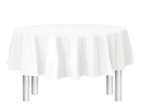 Photo 1 of 84" ROUND TABLE CLOTH
