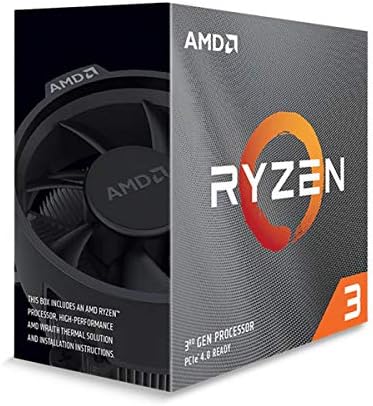 Photo 1 of AMD Ryzen 3 3100 4-Core, 8-Thread Unlocked Desktop Processor with Wraith Stealth Cooler