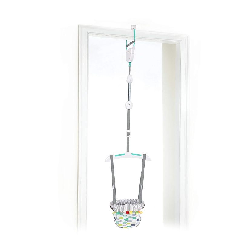 Photo 1 of  Bright Starts Playful Parade Door Jumper for Baby with Adjustable Strap, 6 Months and Up, Max Weight 26 lbs 