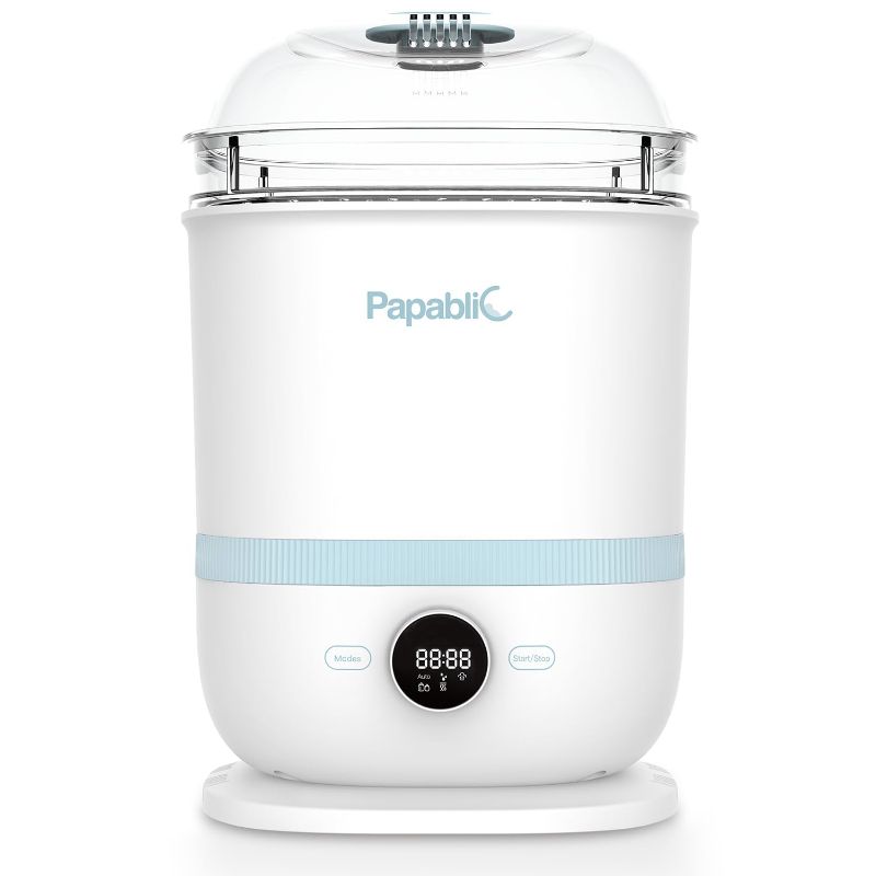 Photo 1 of  Papablic 5-in-1 Bottle Sterilizer and Dryer Pro, Universal Fit for Baby Bottles, Parts & Other Newborn Essentials, Extra-Large Capacity 