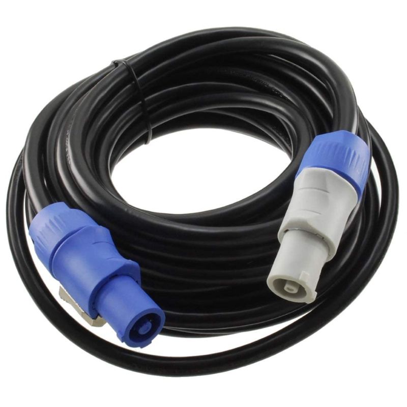 Photo 1 of CablesOnline, 25ft. 16AWG Stage Lighting Fixture PowerCon-Compatible Power-Through Jumper Cable, PC-KA625
