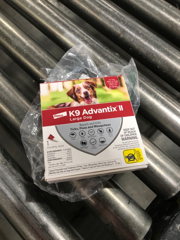 Photo 2 of  K9 Advantix II Large Dog Vet-Recommended Flea, Tick & Mosquito Treatment & Prevention | Dogs 21-55 lbs. | 1-Mo Supply 