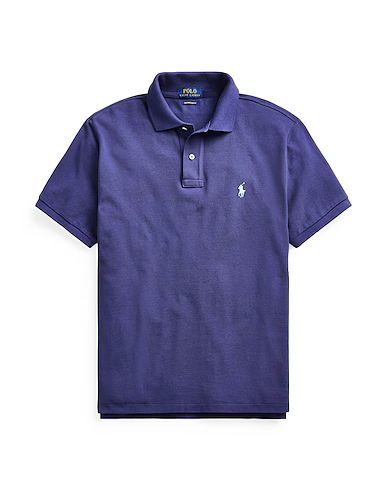 Photo 1 of POLO RALPH LAUREN CUSTOM SLIM FIT POLO SHIRT, BLUE, SIZE XXL, STOCK PHOTO FOR REFERENCE