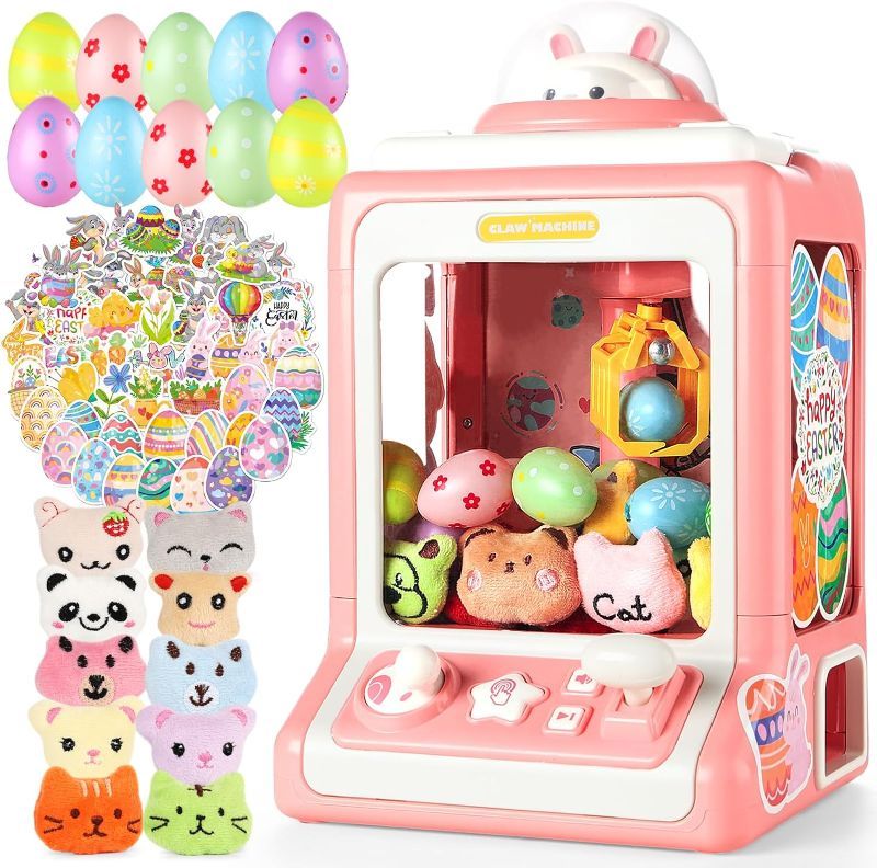 Photo 1 of Rabbit Claw Machine for Kids and Adults with Mini Prizes|Candy Machine Toys for Ages 8-13 Girls|Birthday Gifts for 6 7 9 10 12 Years Old
