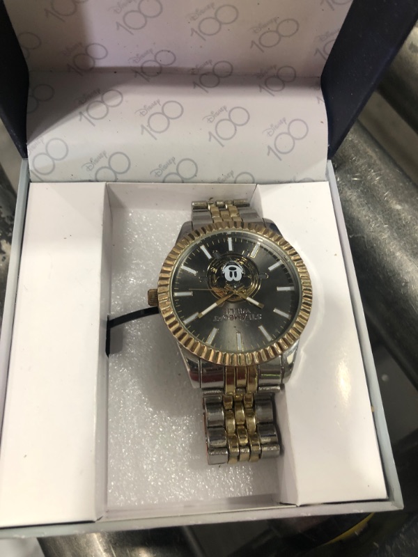 Photo 1 of Accutime Unisex Disney 100th Anniversary Analog Two-Tone Alloy Watch 36mm - Two-Tone
