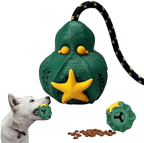 Photo 1 of Dog Chew Toy,Durable Rubber Slipper Toy for Puppy,Dog Tough Toys for Pet Training and Cleaning Teeth,Interactive Puppy Toys Aggressive Chewers Small Medium Breed, (GREEN/YELLOW)