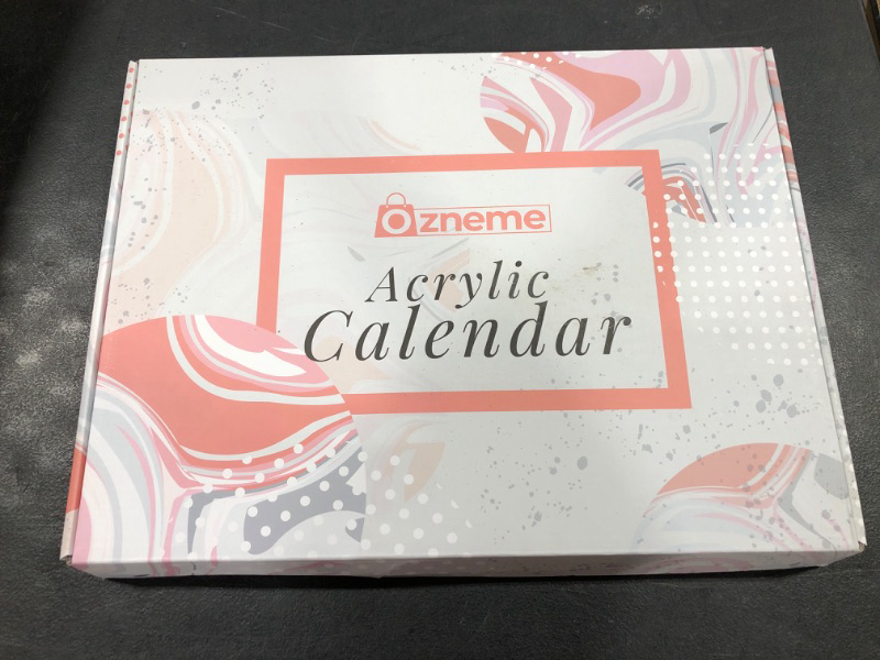 Photo 2 of Ozneme Magnetic Fridge Calendar Set - Dry Erase Refrigerator Monthly and Weekly Calendars - Clear Whiteboard Magnet Boards with 5 Markers and Holder, Eraser, and Cloth - 12 x 16 Family Planner Board