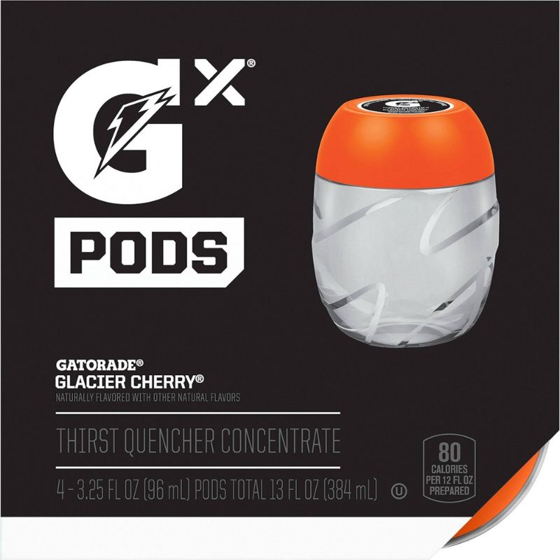 Photo 1 of Gatorade 3.25oz GX Glacier Pod Bottle - Cherry

