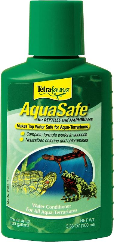 Photo 1 of TetraFauna AquaSafe Water Conditioner for Reptiles & Amphibians 3.38oz. 2 pack