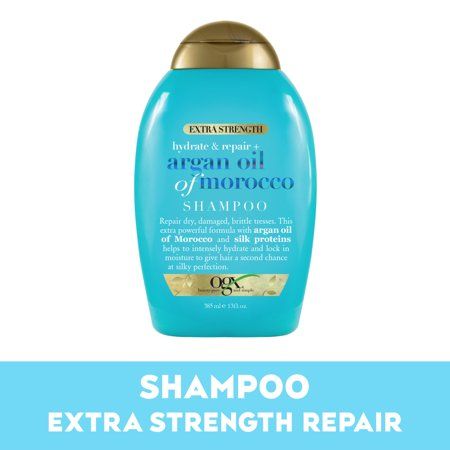 Photo 1 of OGX Hydrate & Repair + Argan Oil of Morocco Extra Strength Shampoo for Dry, Damaged Hair - 13 Fl Oz
