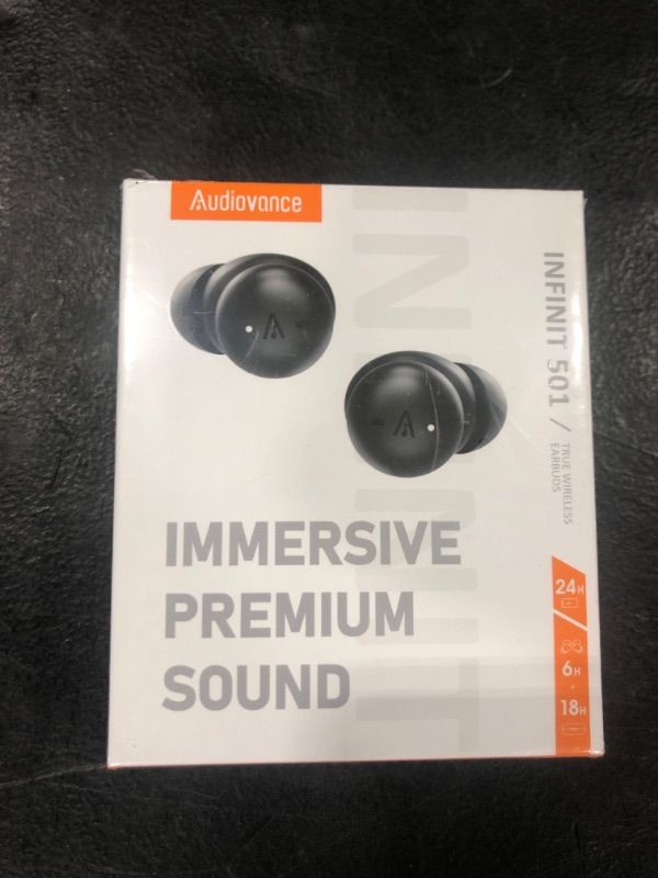 Photo 1 of Infinit 501 Wireless Earbuds Bluetooth in Ear Headphones for iPhone and Android, Active Noise Cancelling Wireless Ear Buds (IF501)