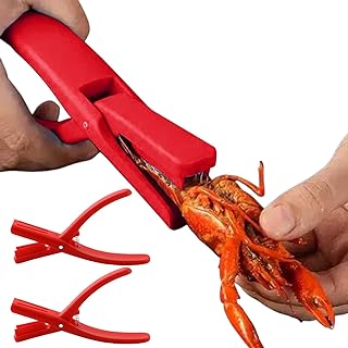Photo 1 of Crawfish Peeler, Crawfish Shucker, Crayfish Shelling Device Shrimp Peeler Kitchen Gadgets, Shrimp Peeler and Deveiner Tool, Portable Practical Manual Crayfish Shelling Device (Red)