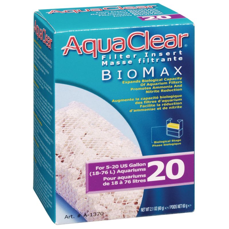 Photo 1 of A1370 AquaClear 20 BioMax Filter Insert
