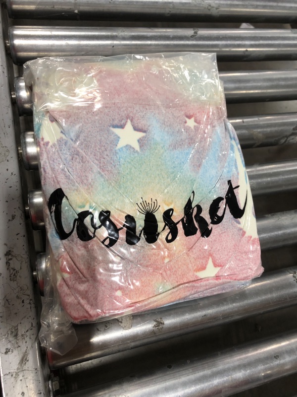 Photo 1 of COSUSKET Glow in The Dark Blanket for Kids, Unicorn Luminous Birthday Super Soft Fuzzy Plush Sherpa Furry Fleece Multicolor Throw Blanket 50"x60" Boys Girls Gifts Unicorn Multi Throw(50''×60'')