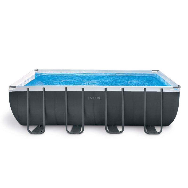 Photo 1 of Ultra 18 Ft. X 9 Ft. X 52 in. XTR Rectangular Frame Swimming Pool Set with Pump Filter
