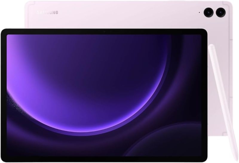 Photo 1 of Samsung Galaxy Tab S9 FE+ 12.4” 128GB Android Tablet, IP68 Water- and Dust-Resistant, Long Battery Life, Powerful Processor, S Pen, 8MP Camera, Lightweight Design, US Version, 2023, Lavender
