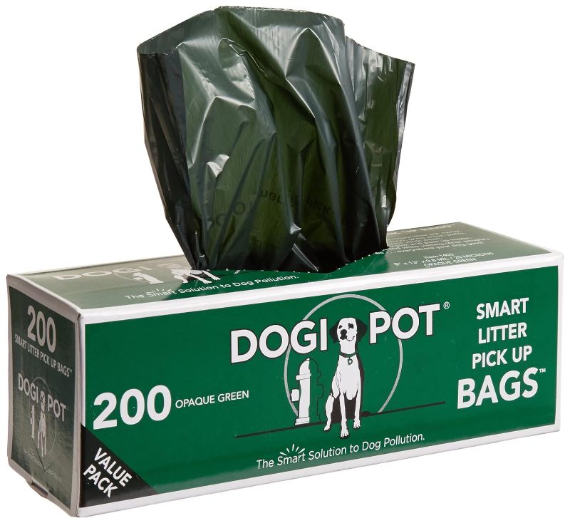 Photo 1 of DOGIPOT 1402-10 10 Roll Case, Litter Pick up Bag Rolls, 200 Bags per Roll, Pack of 10
