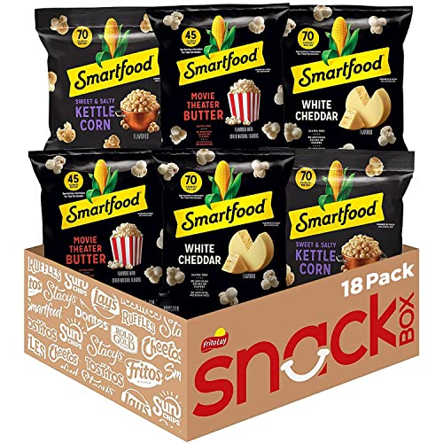 Photo 1 of Smartfood Popcorn, Variety Pack 0.5oz Bags, (18 Pack)
