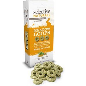 Photo 1 of Science Selective Naturals Meadow Loops Rabbit Treats, 2.8-oz Bag, Case of 4 Best By March 2025
