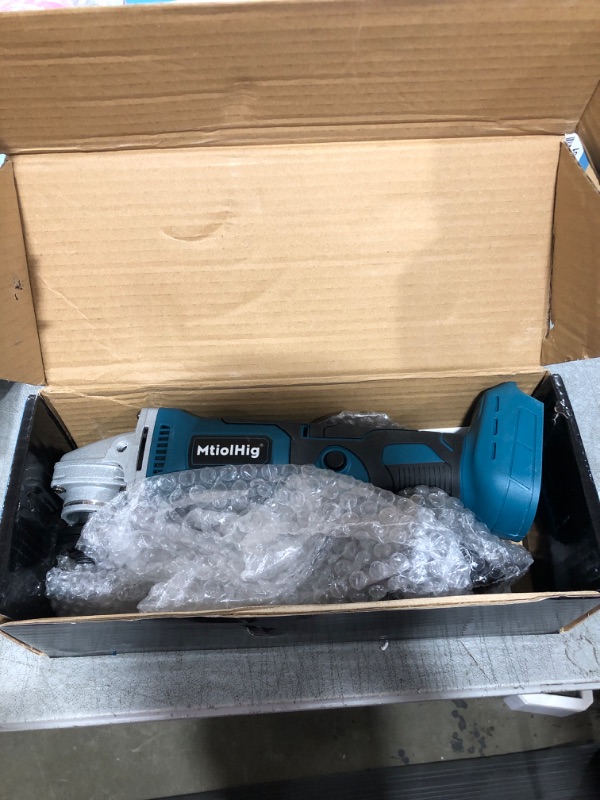 Photo 2 of 8500RPM Variable Speed Angle Grinder for Makita 18v Battery, Brushless Cordless Grinder for Makita Tools with 5/8''-11 Spindle for 4-1/2''/5'' Wheels for Cutting,Grinding(Tool Only)
