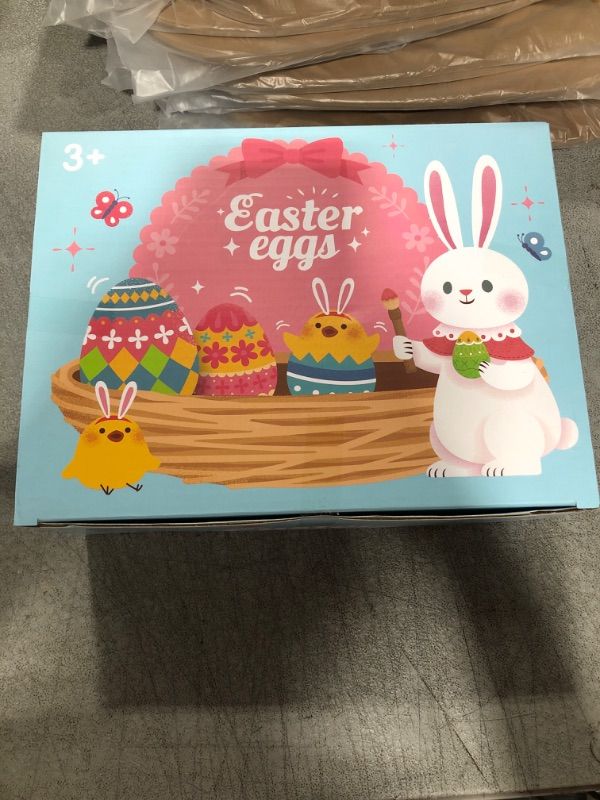 Photo 3 of (see all images)12 Pack Easter Eggs with Toys,Easter Basket Stuffers,Building Blocks