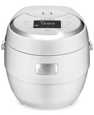 Photo 1 of 2.5 Qt. White/Silver 10-cup Multi-functional Micom Electric Rice Cooker and Warmer 16-built-in Programs
