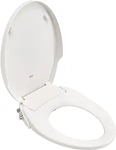 Photo 1 of American Standard 5503A.00B Cadet Elongated Closed-Front Toilet Seat with Soft Close White Toilets and Bidets Toilet Seats Elongated Toilet Seats

