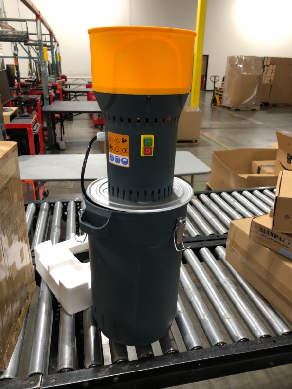 Photo 1 of Moongiantgo Grain Mill Grinder Electric Corn Grinder 1300W Feed Mill Dry Cereals Grinder Detachable 6.6 Gal Bucket & Hopper, with 5 Sieves + 1 Socket Wrench, Molino de Maiz, 110V (25L)
