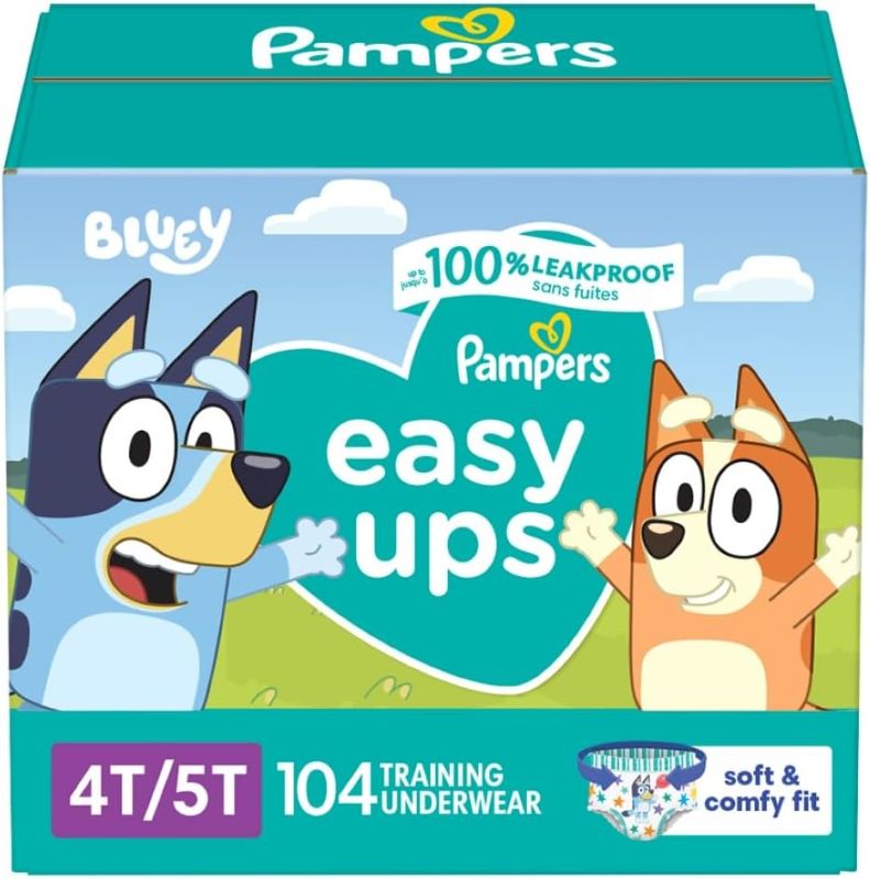 Photo 1 of Pampers Easy Ups Training Pants Boys and Girls, Size 6 (4T-5T), 104 Count