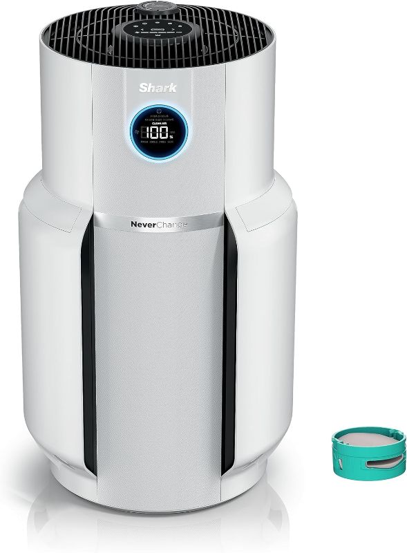 Photo 1 of Shark NeverChange Whole Home Air Purifier with 5 Year HEPA Air Filtration, Covers Up To 1400 Sq Ft,Odor Neutralization and Clean Sense Technology, Removes Dust, Allergens, Pollutants, HP302
