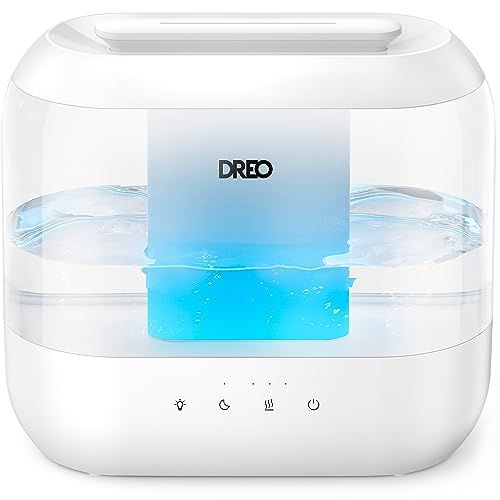 Photo 1 of Dreo Humidifiers for Bedroom, Top Fill 4L Supersized Cool Mist Humidifier with Oil Diffuser and Nightlight, 32H Runtime, Quiet Ultrasonic Humidifiers
