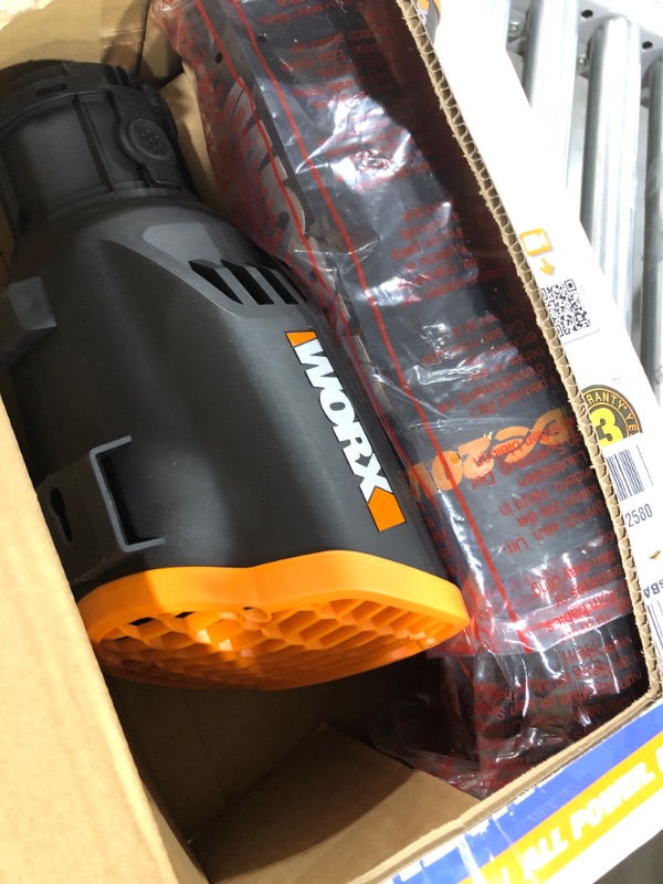 Worx 20V Cordless Leaf Blower WG547.9, Electric Blower, Powerful ...