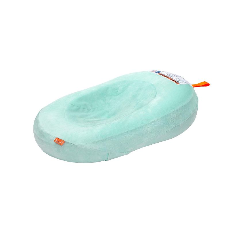 Photo 1 of Boon Puff Inflatable Baby Bather with Quick Dry Microfleece Cover, Multi Mint