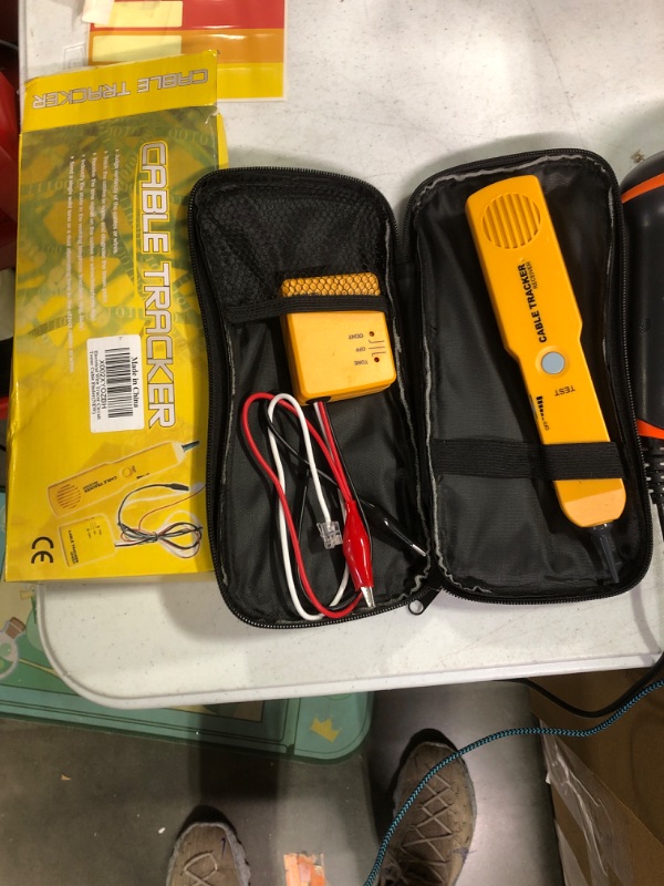 Photo 1 of Wire Tracer Electrical Circuit Tracer Tone Generator and Probe Kit,Circuit Breaker Finder Network Cable Continuity Tester Electric,Automotive Wire Tracker Telephone Line Finder Toner Detector Tool