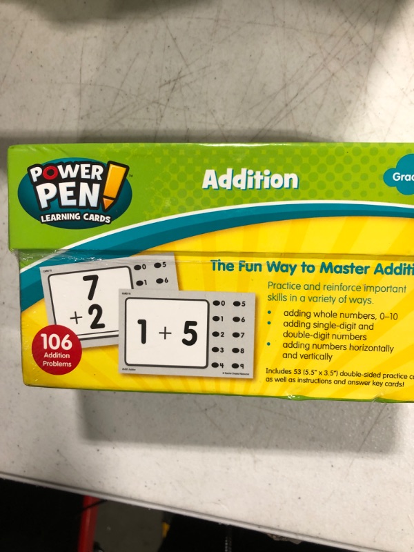 Photo 2 of Teacher Created Resources Power Pen Learning Cards: Addition (TCR6456)