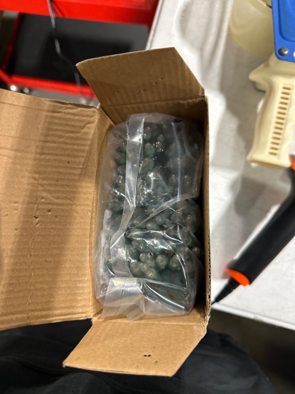 Photo 1 of 150 LED Warm White Christmas String Lights, 50 FT Green Wire, UL Certified Connectable, Xmas Lights Outdoor or Indoor (Warm White)