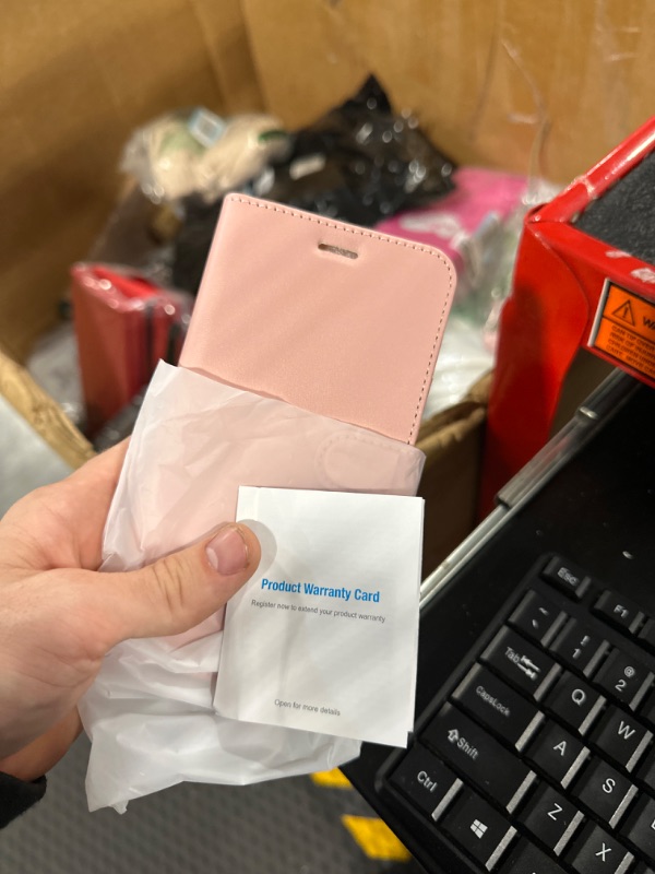 Photo 1 of JETech Wallet Case for iPhone 11 6.1-Inch, Shockproof PU Leather Magnetic Flip Cover with Card Holder and Stand Feature (Rose Gold)
