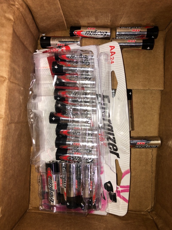 Photo 2 of Energizer AA Batteries, Max Double A Battery Alkaline, 24 Count 24 Count (Pack of 1)