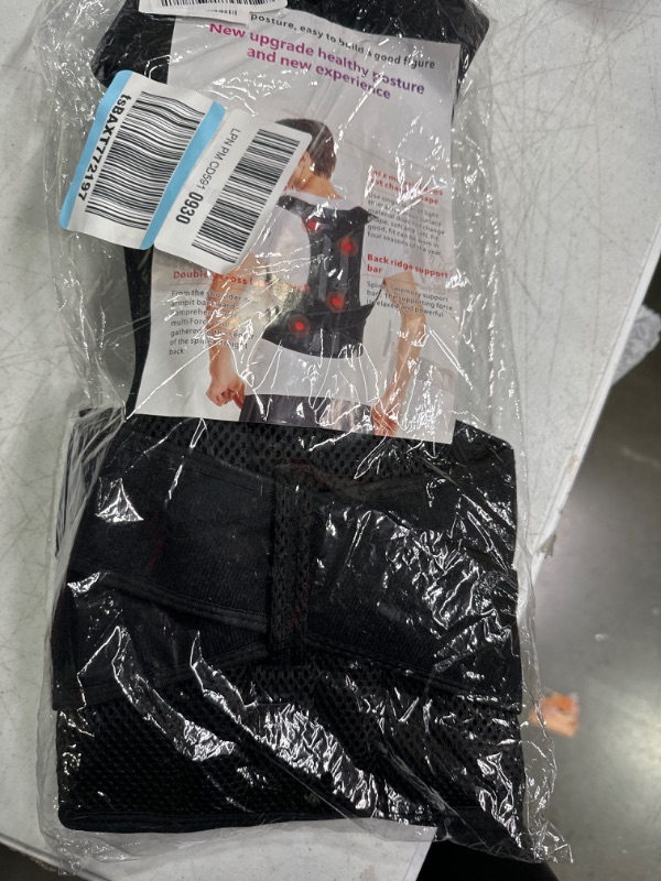 Photo 1 of Back Brace Posture Corrector for Women Men -Adjustable and Breathable Support Scoliosis Back Brace for Waist, Back and Shoulder Pain - Improve Back Posture for Body Correction and Lumbar Support L(33"-37")