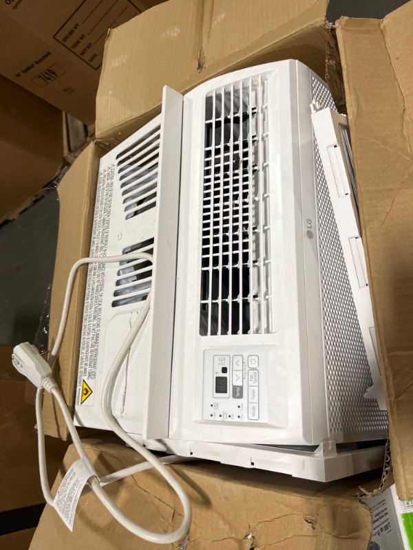 Photo 1 of LG 5800 BTU Window Air Conditioners [2023 New] Remote Control Ultra-Quite Compact-size Washable Filter Multi-Speed Fan Cools 260 Sq.Ft. Small Room AC Unit air conditioner Easy Install White LW6023R